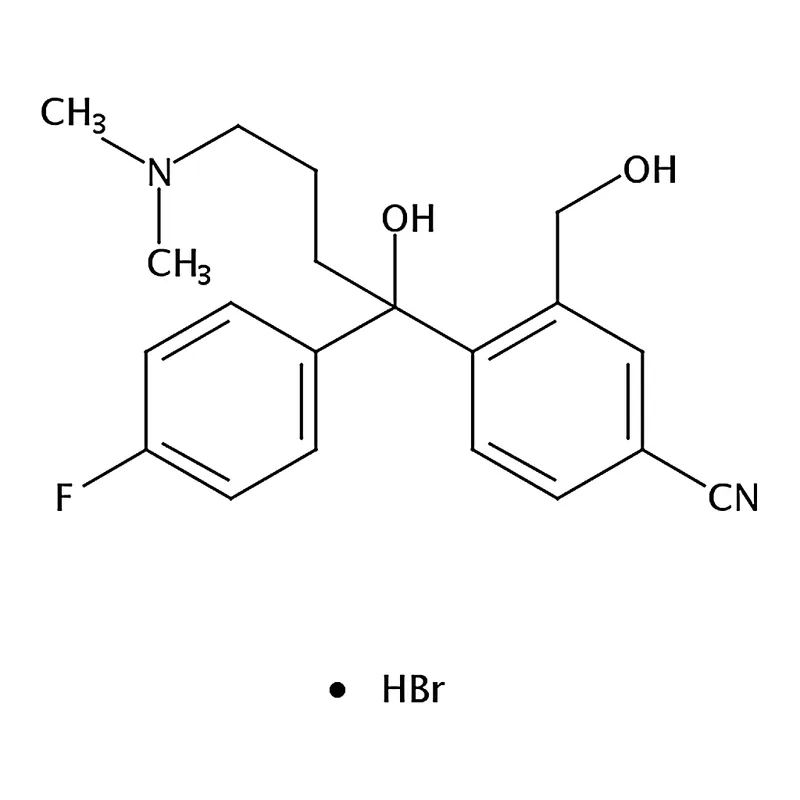 RHAWN 4-(4-(Dimethylamino)-1-(4-fluorophenyl)-1-hydroxybutyl)-3-(hydroxymethyl)benzonitrile hydrob