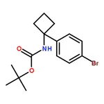 RHAWN tert-Butyl (1-(4-bromophenyl)cyclobutyl)carbamate