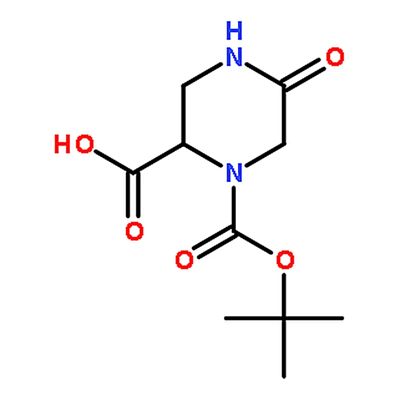 RHAWN (S)-1-(tert-Butoxycarbonyl)-5-oxopiperazine-2-carboxylic acid