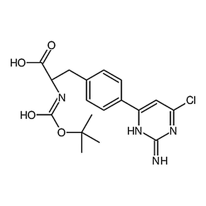 RHAWN (S)-3-(4-(2-Amino-6-chloropyrimidin-4-yl)phenyl)-2-((tert-butoxycarbonyl)amino)propanoic acid