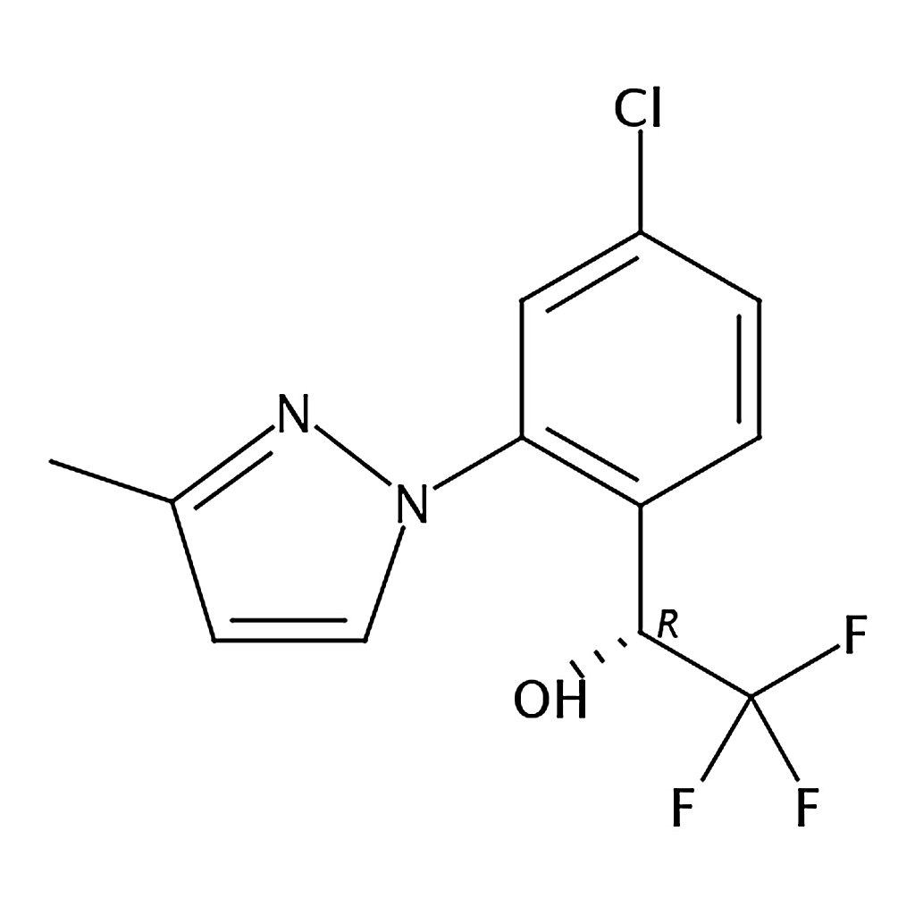 RHAWN (R)-1-(4-Chloro-2-(3-Methyl-1H-pyrazol-1-yl)phenyl)-2，2，2-trifluoroethanol