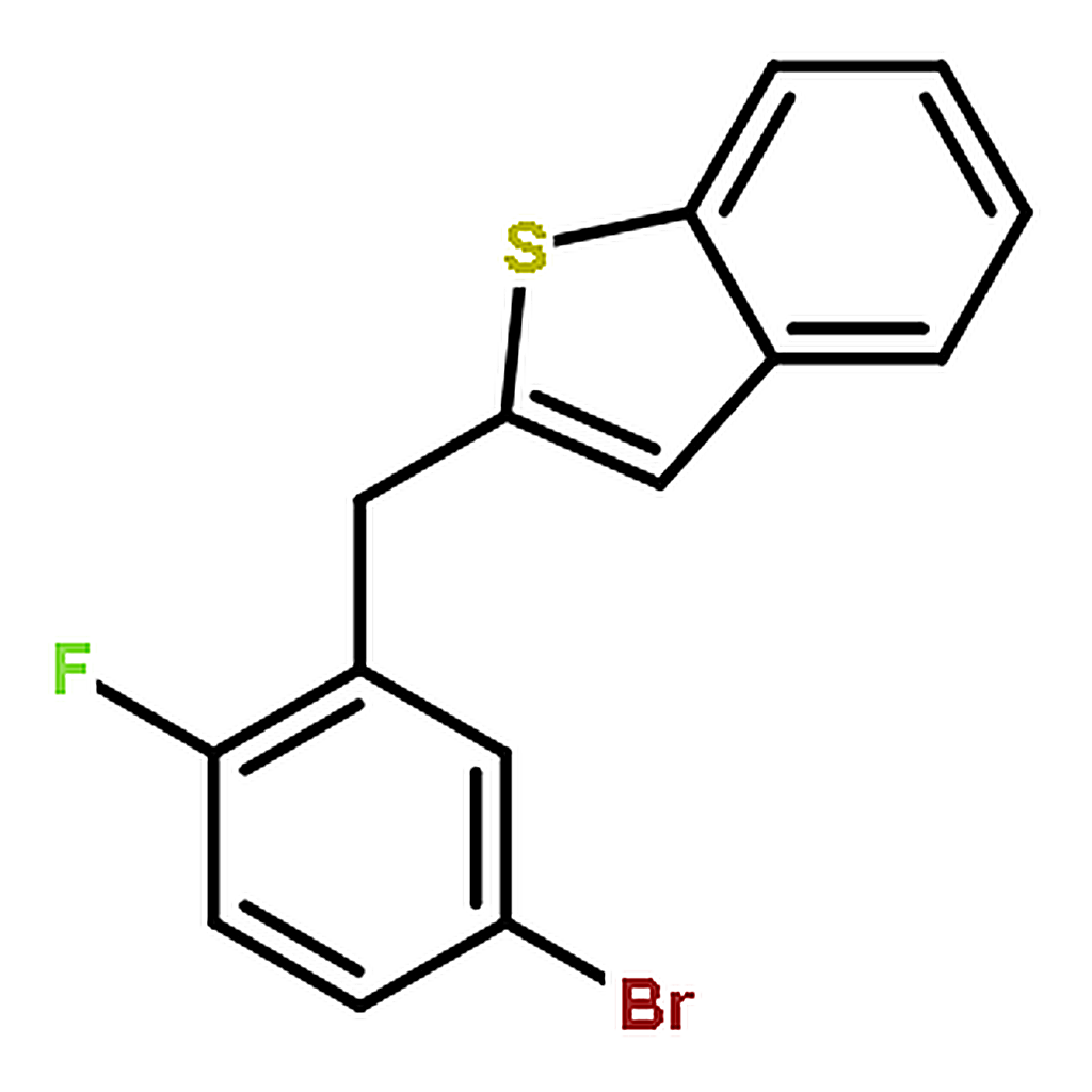 RHAWN 2-(5-Bromo-2-fluorobenzyl)benzo[b]thiophene