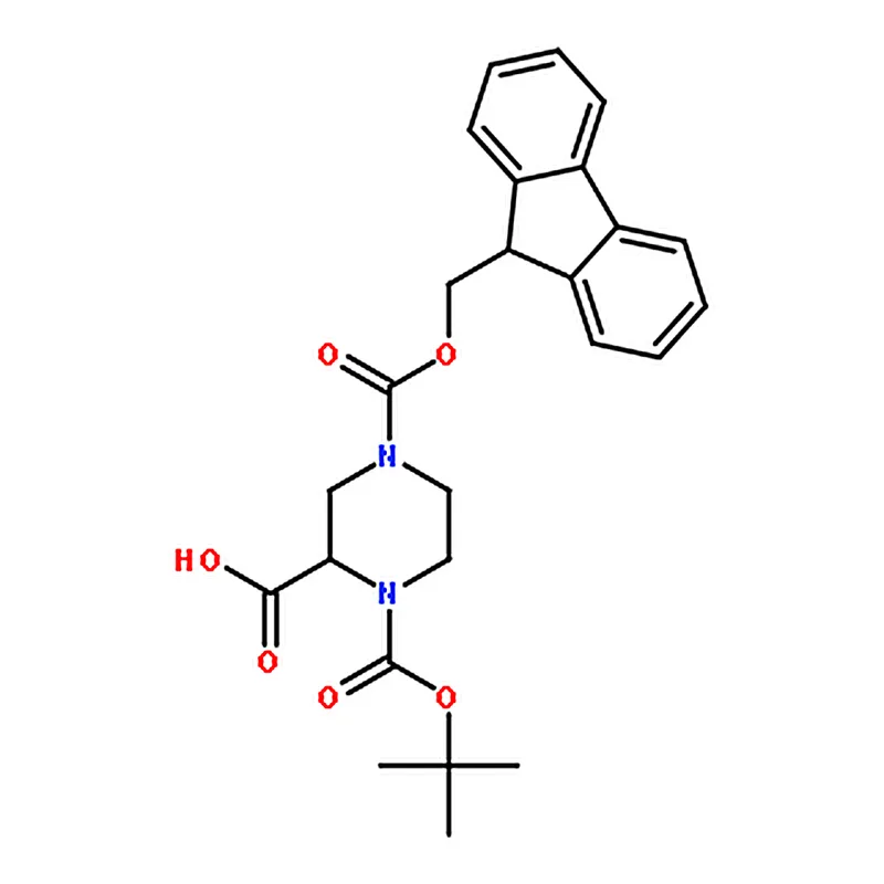 RHAWN (S)-1-N-Boc-4-N-Fmoc-piperazine2-carboxylic acid