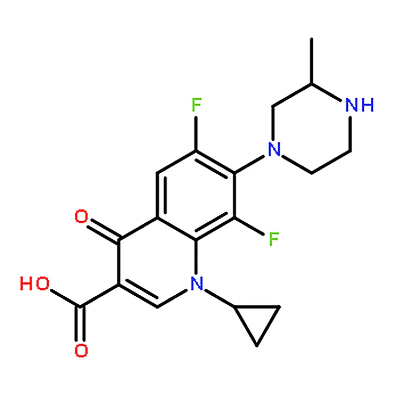 RHAWN 1-Cyclopropyl-6,8-difluoro-7-(3-methylpiperazin-1-yl)-4-oxo-1,4-dihydroquinoline-3-carboxyli