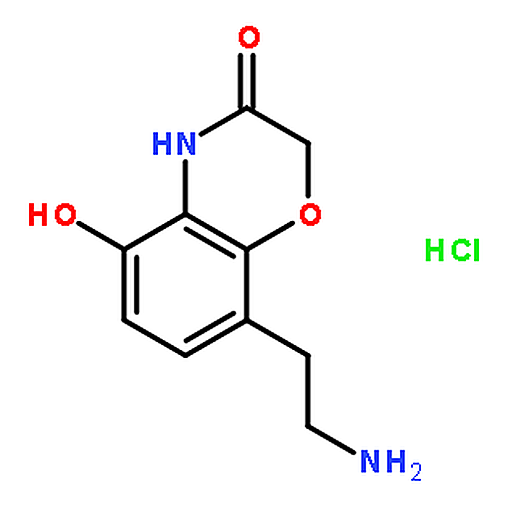RHAWN 8-(2-Aminoethyl)-5-Hydroxy-2H-Benzo[B][1，4]Oxazin-3(4H)-One Hydrochloride