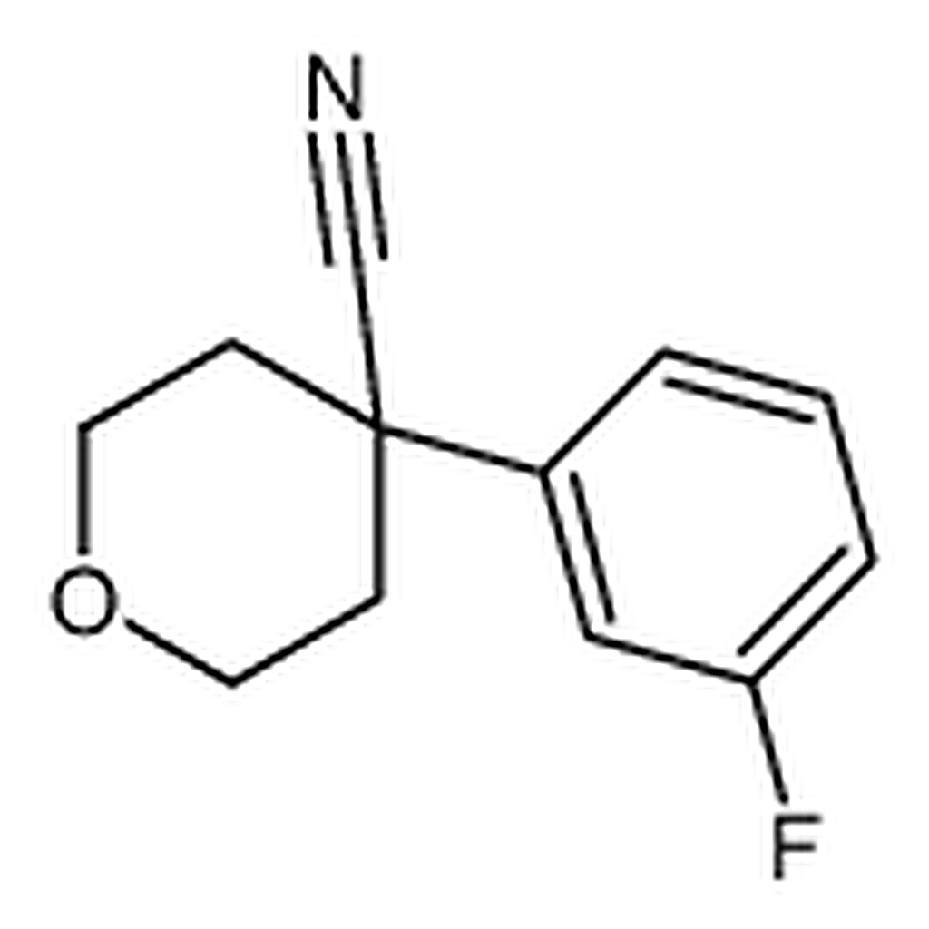 RHAWN 4-(3-fluorophenyl)tetrahydro-2H-pyran-4-carbonitrile