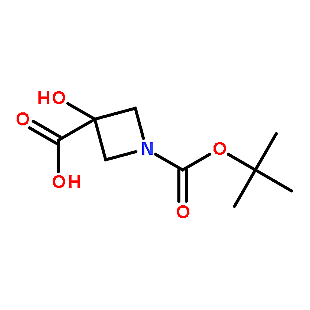 RHAWN 1-[(tert-butoxy)carbonyl]-3-hydroxyazetidine-3-carboxylic acid