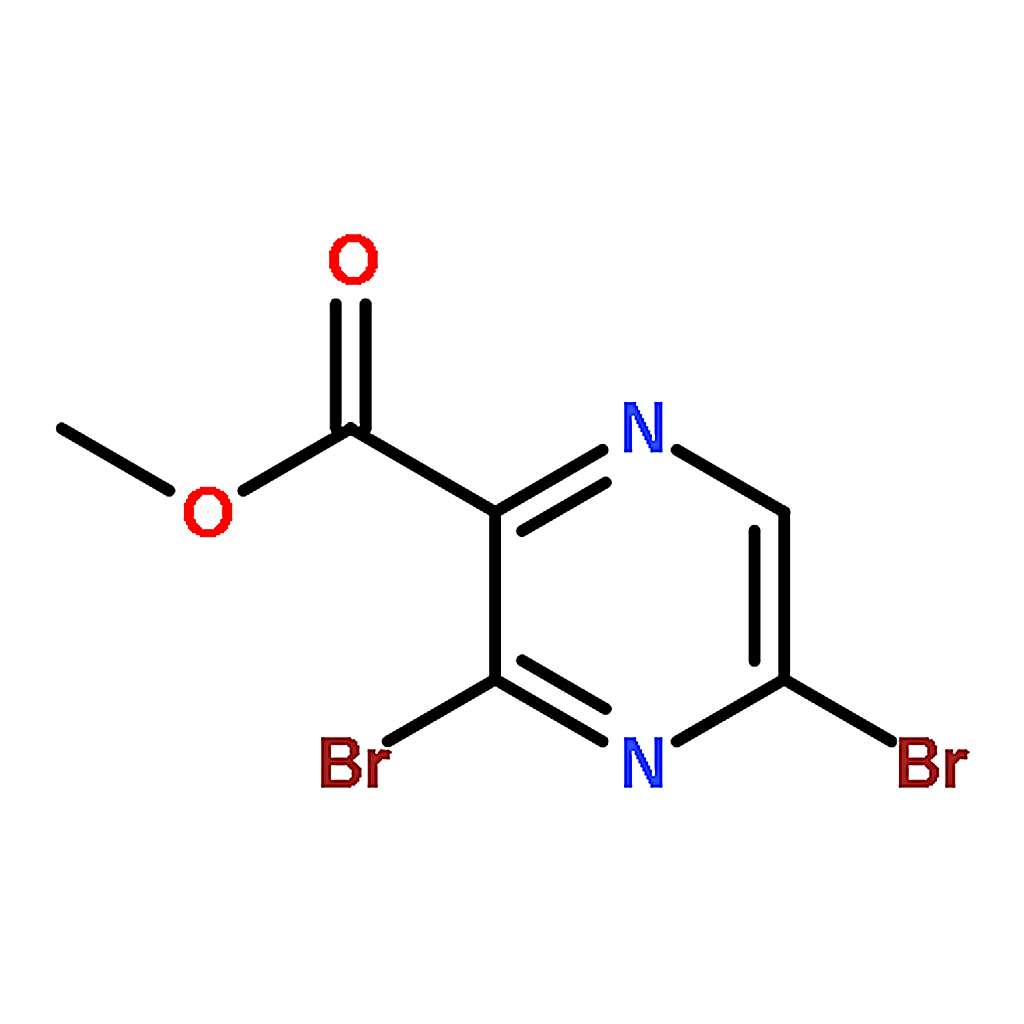 RHAWN Methyl 3,5-dibromopyrazine-2-carboxylate