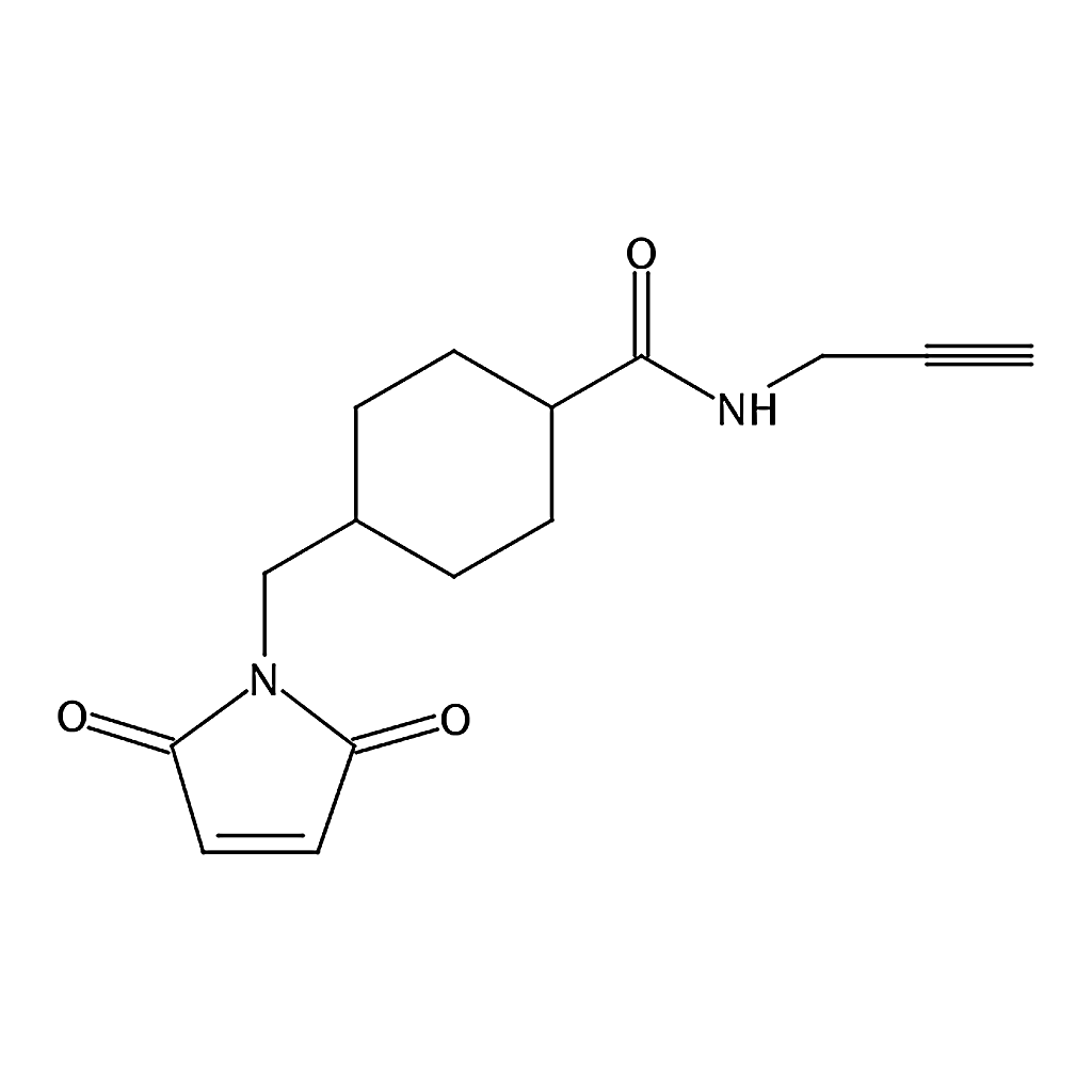 RHAWN 4-((2，5-Dioxo-2，5-dihydro-1H-pyrrol-1-yl)methyl)-N-(prop-2-yn-1-yl)cyclohexanecarboxamide
