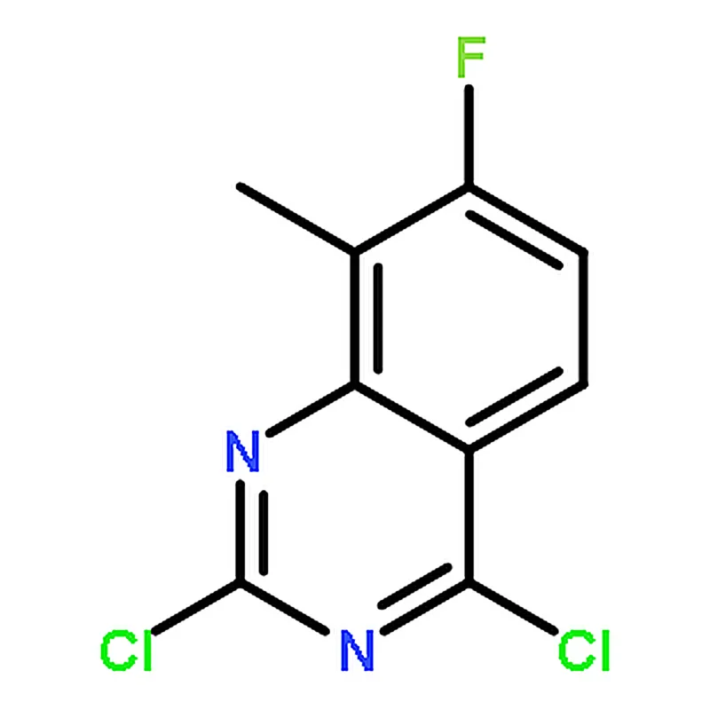 RHAWN 2,4-Dichloro-7-fluoro-8-methylquinazoline