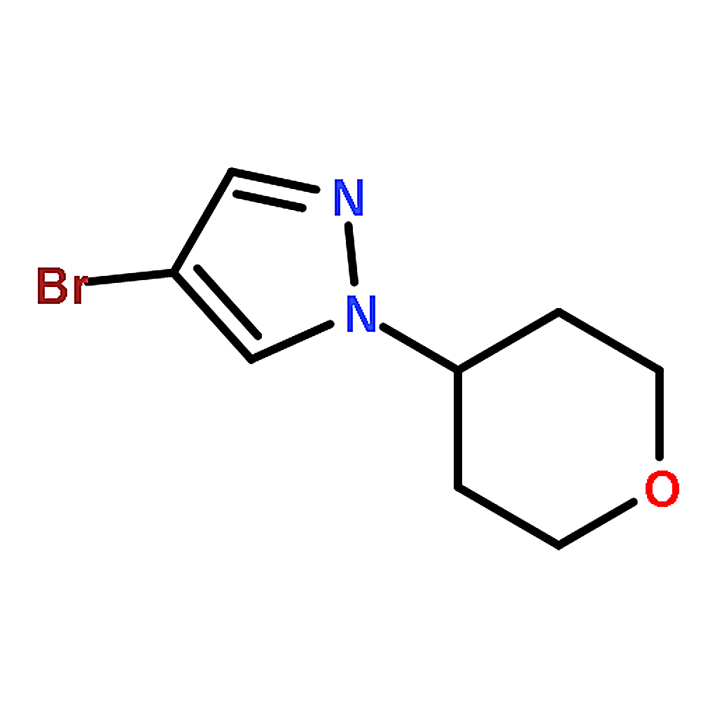 RHAWN 4-Bromo-1-(tetrahydro-2H-pyran-4-yl)-1H-pyrazole