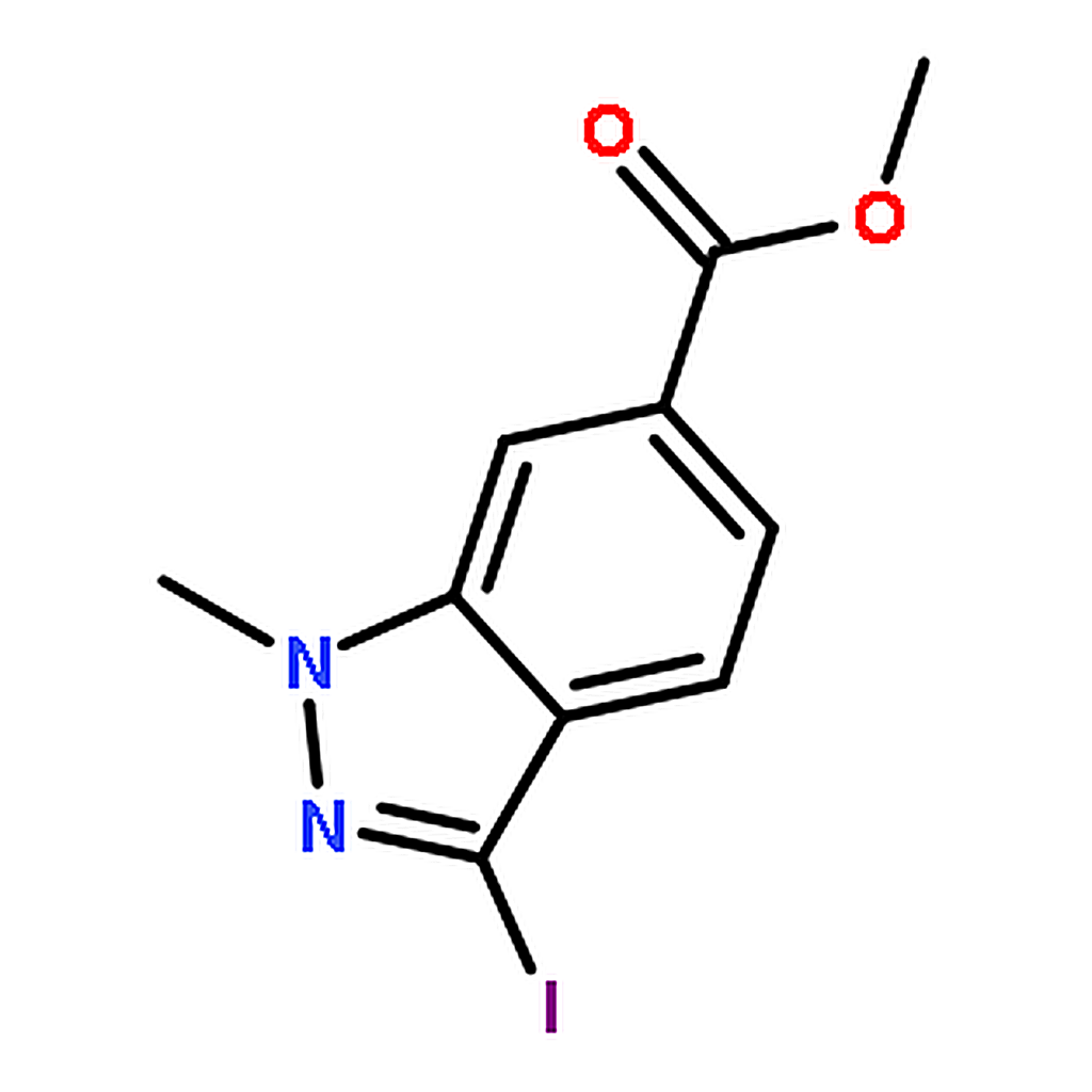RHAWN Methyl3-iodo-1-methyl-1H-indazole-6-carboxylate