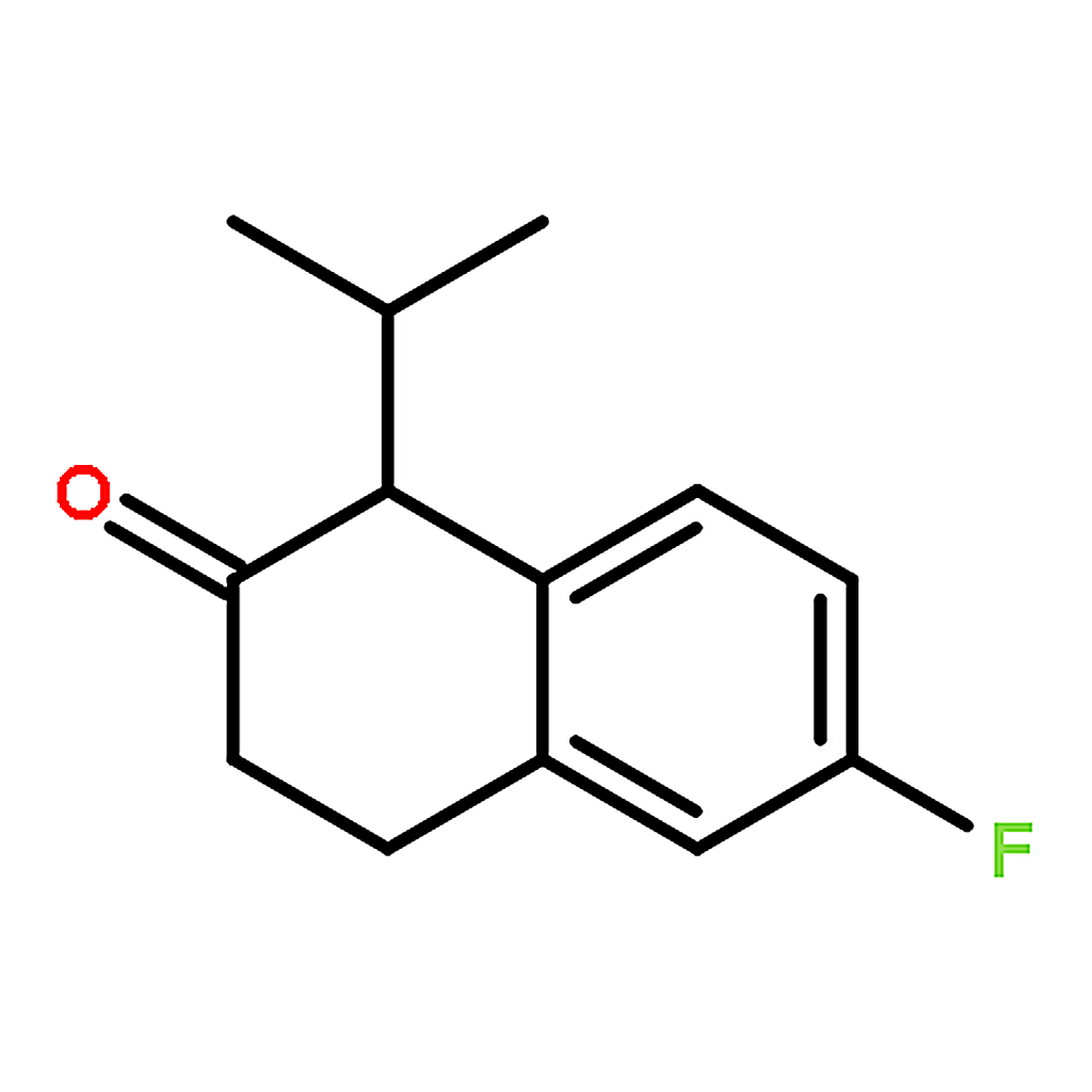 RHAWN (S)-6-fluoro-1-isopropyl-3，4-dihydronaphthalen-2(1H)-one