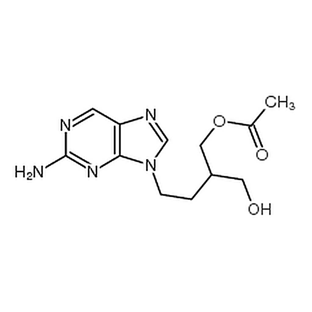 RHAWN 9-[4-Acetoxy-3-(hydroxymethyl)but-1-yl]-2-aminopurine