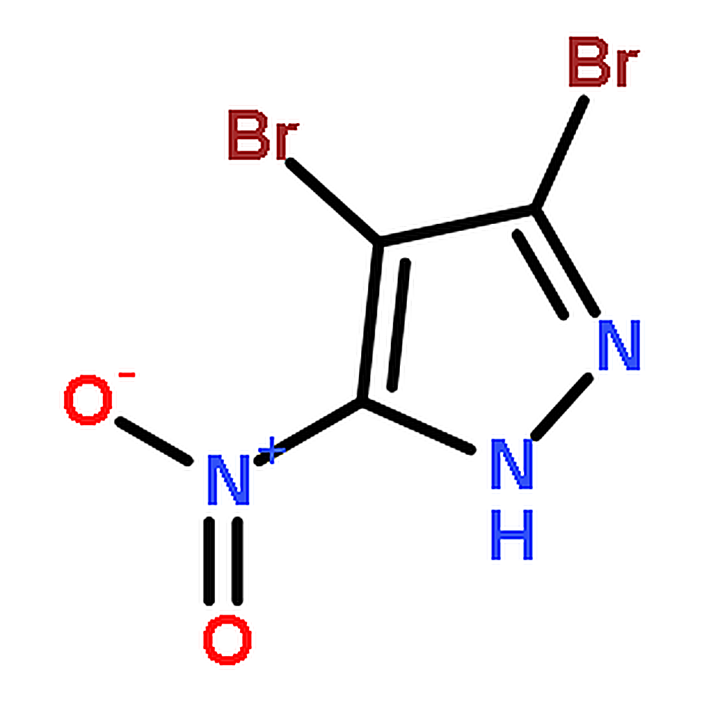 RHAWN 3,4-Dibromo-5-nitro-1H-pyrazole