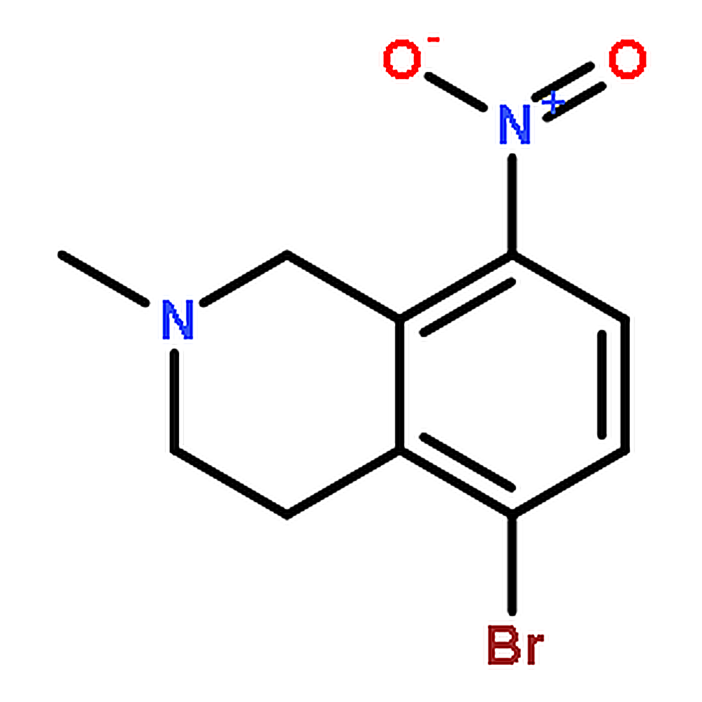 RHAWN 5-Bromo-2-methyl-8-nitro-1，2，3，4-tetrahydroisoquinoline