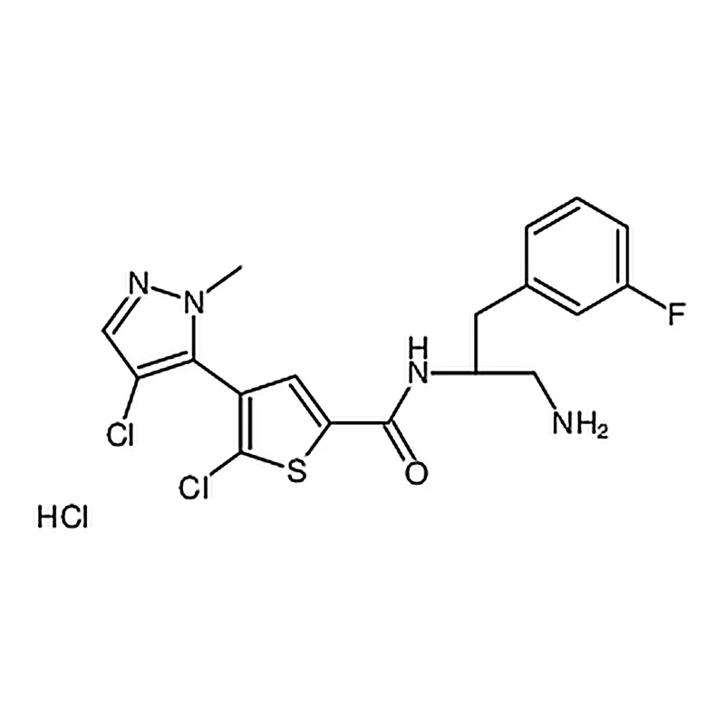 RHAWN N-((S)-1-Amino-3-(3-fluorophenyl)propan-2-yl)-5-chloro-4-(4-chloro-1-methyl-1H-pyrazol-5-yl)