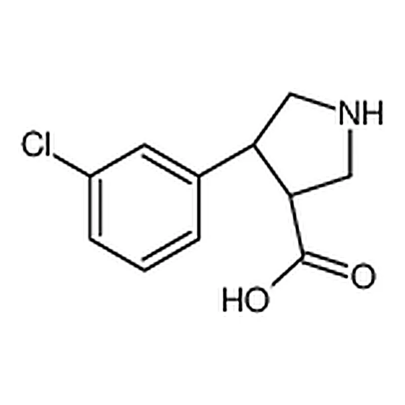 RHAWN (3R,4S)-4-(3-Chlorophenyl)pyrrolidine-3-carboxylic acid