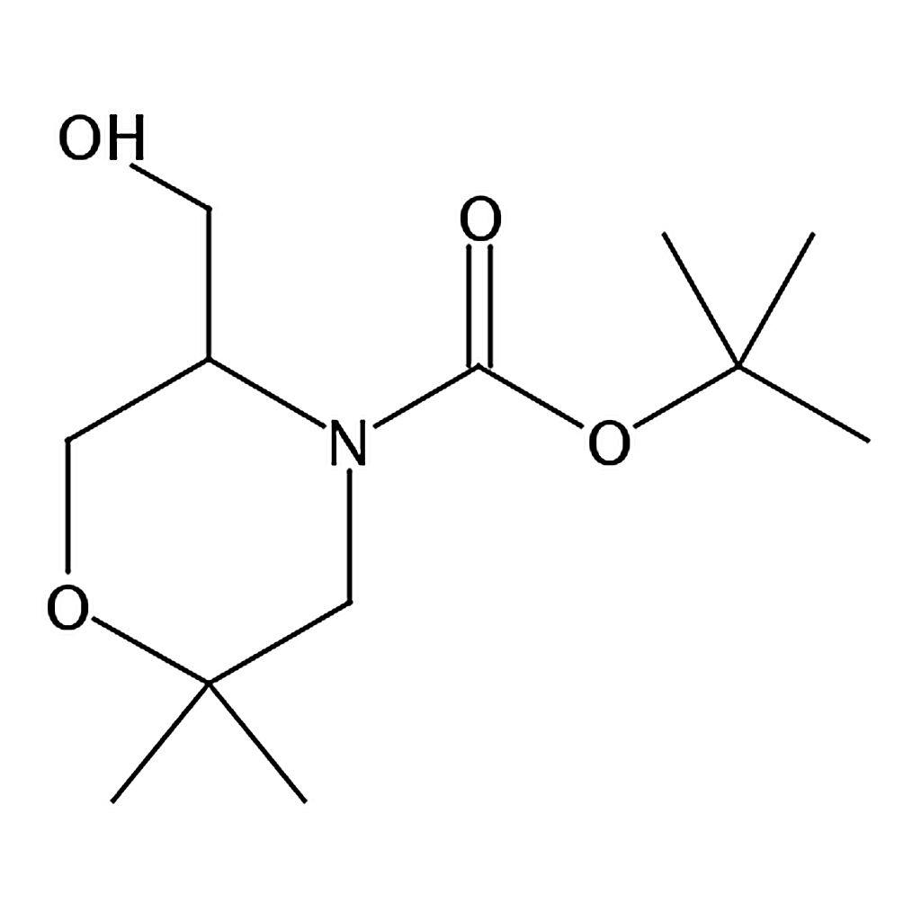 RHAWN tert-Butyl 5-(hydroxymethyl)-2,2-dimethylmorpholine-4-carboxylate