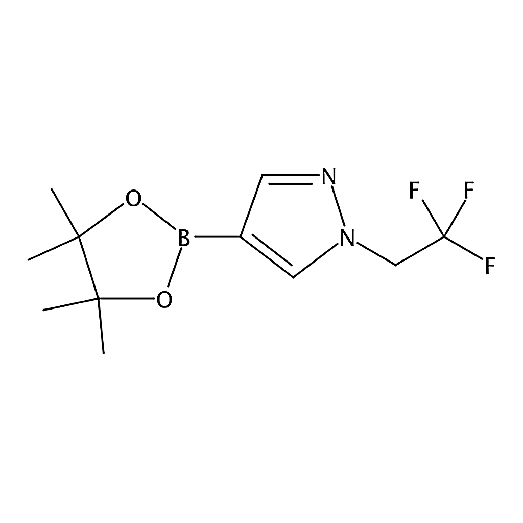 RHAWN 4-(4,4,5,5-Tetramethyl-1,3,2-dioxaborolan-2-yl)-1-(2,2,2-trifluoroethyl)-1H-pyrazole