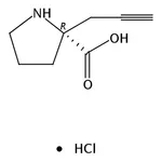 RHAWN (R)-2-(Prop-2-yn-1-yl)pyrrolidine-2-carboxylic acid hydrochloride