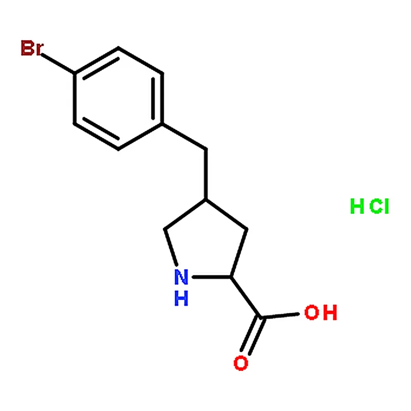 RHAWN (2S,4R)-4-(4-Bromobenzyl)pyrrolidine-2-carboxylic acid hydrochloride