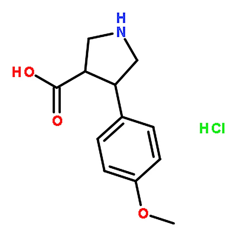 RHAWN trans-4-(4-Methoxyphenyl)pyrrolidine-3-carboxylic acid hydrochloride