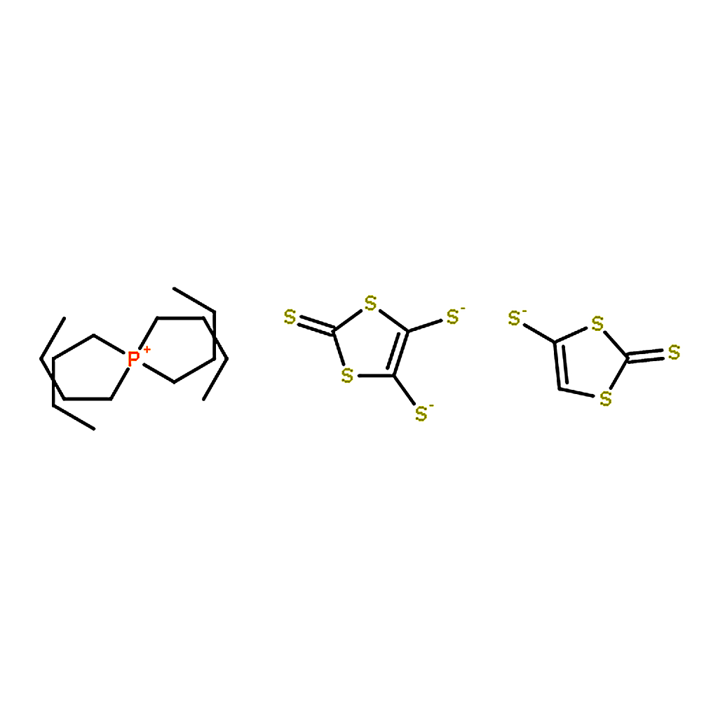 RHAWN Tetrabutylphosphonium Bis(1,3-dithiole-2-thione-4,5-dithiolato)nickel(III) Complex
