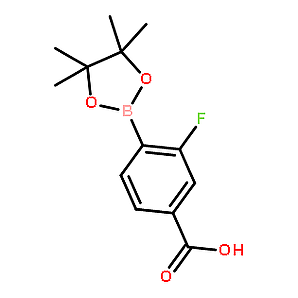 RHAWN 3-Fluoro-4-(4，4，5，5-tetramethyl-1，3，2-dioxaborolan-2-yl)benzoic acid