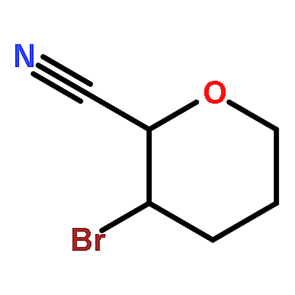 RHAWN 3-Bromo-2-cyanotetrahydropyran