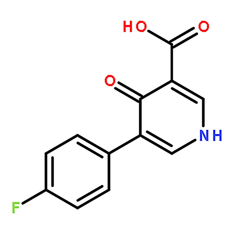 RHAWN 5-(4-Fluorophenyl)-4-oxo-1,4-dihydropyridine-3-carboxylic acid