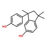 RHAWN 3-(4-Hydroxyphenyl)-1,1,3-trimethyl-2,3-dihydro-1H-inden-5-ol