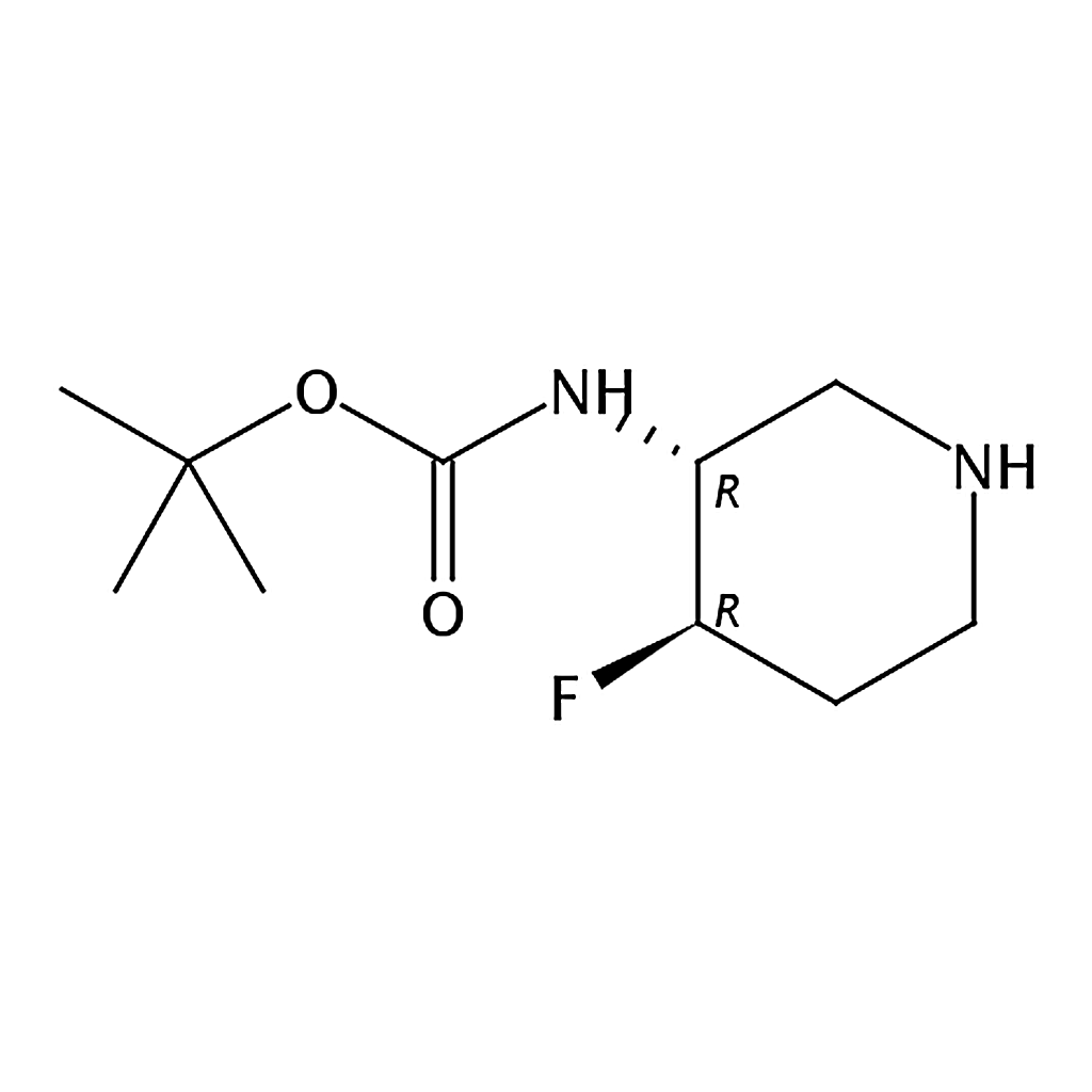 RHAWN tert-Butyl ((3R,4R)-4-fluoropiperidin-3-yl)carbamate