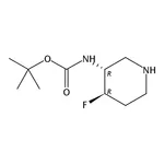 RHAWN tert-Butyl ((3R,4R)-4-fluoropiperidin-3-yl)carbamate