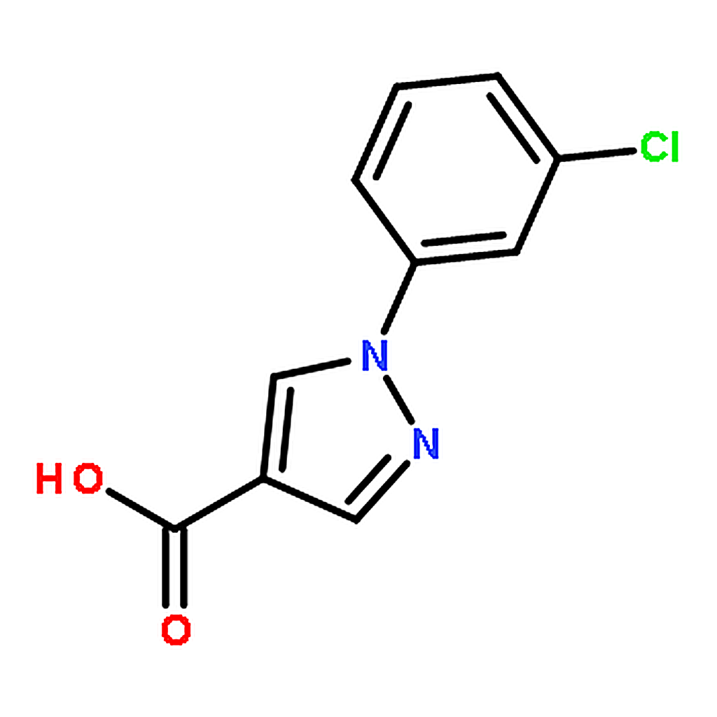 RHAWN 1-(3-Chlorophenyl)-1H-pyrazole-4-carboxylic acid