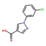 RHAWN 1-(3-Chlorophenyl)-1H-pyrazole-4-carboxylic acid