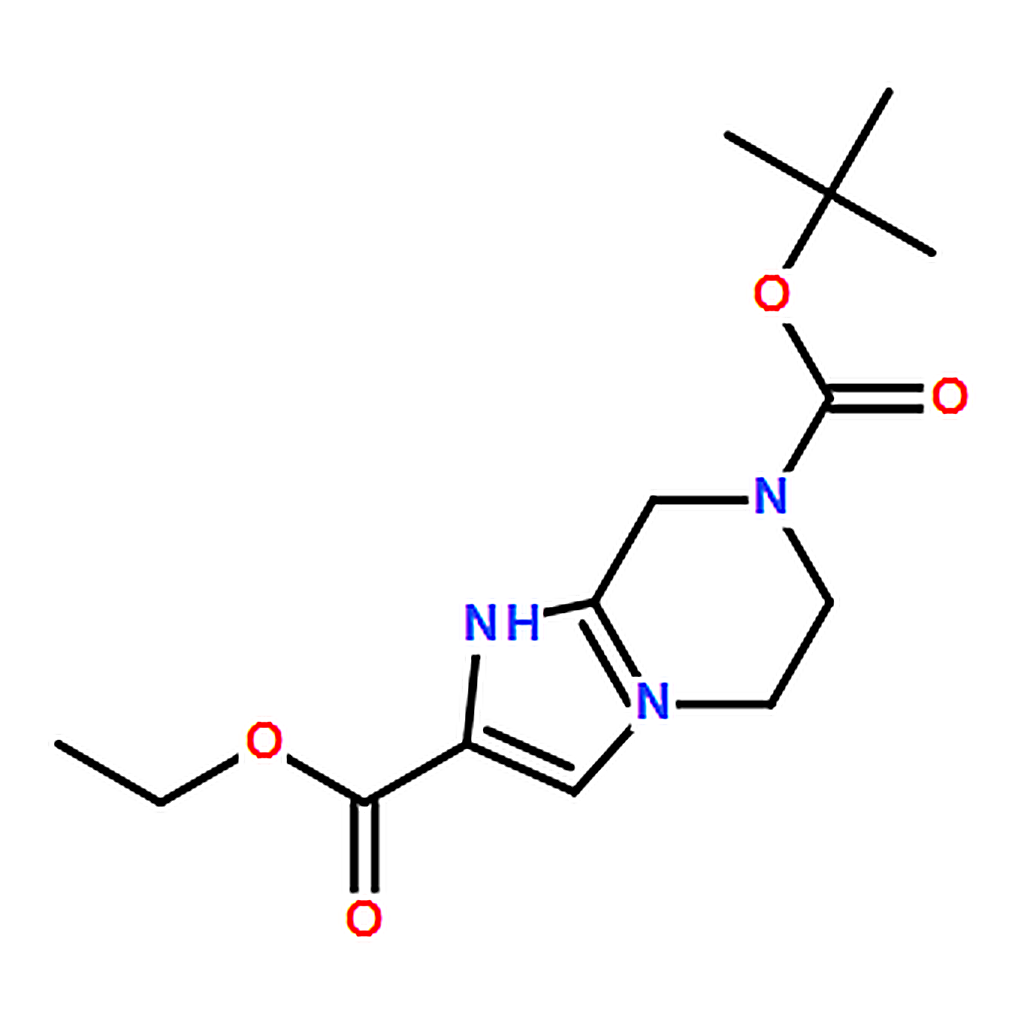 RHAWN Ethyl 7-Boc-5，6，7，8-tetrahydroimidazo[1，2-a]pyrazine-2-carboxylate