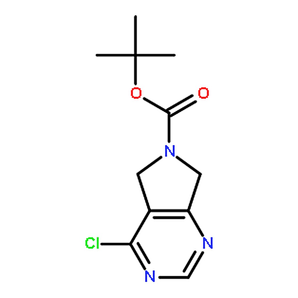 RHAWN tert-Butyl 4-chloro-5H-pyrrolo[3,4-d]pyrimidine-6(7H)-carboxylate