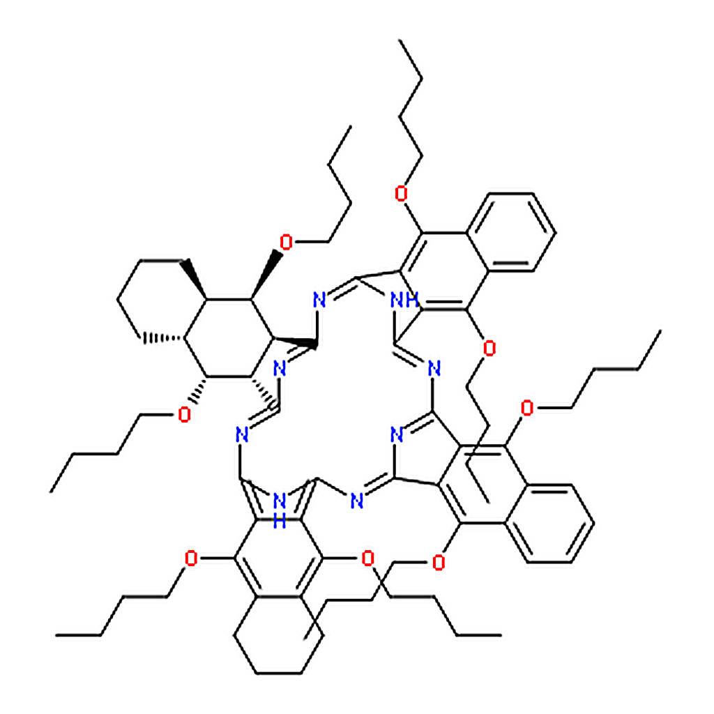 RHAWN 5，9，14，18，23，27，32，36-Octabutoxy-2，3-naphthalocyanine
