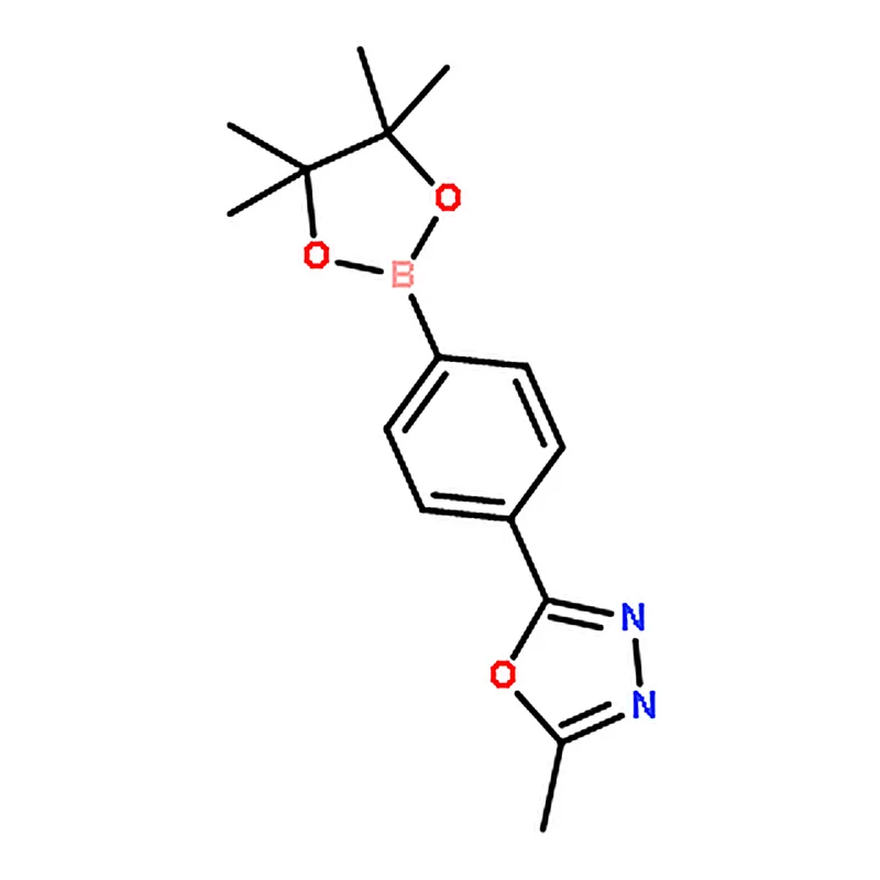 RHAWN 2-Methyl-5-(4-(4,4,5,5-tetramethyl-1,3,2-dioxaborolan-2-yl)phenyl)-1,3,4-oxadiazole
