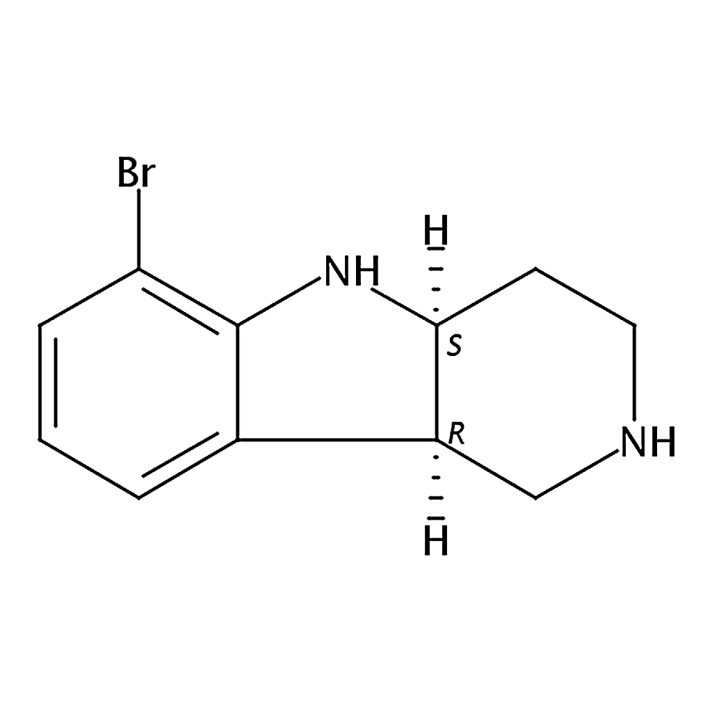 RHAWN (4aS,9bR)-6-Bromo-2,3,4,4a,5,9b-hexahydro-1H-pyrido[4,3-b]indole
