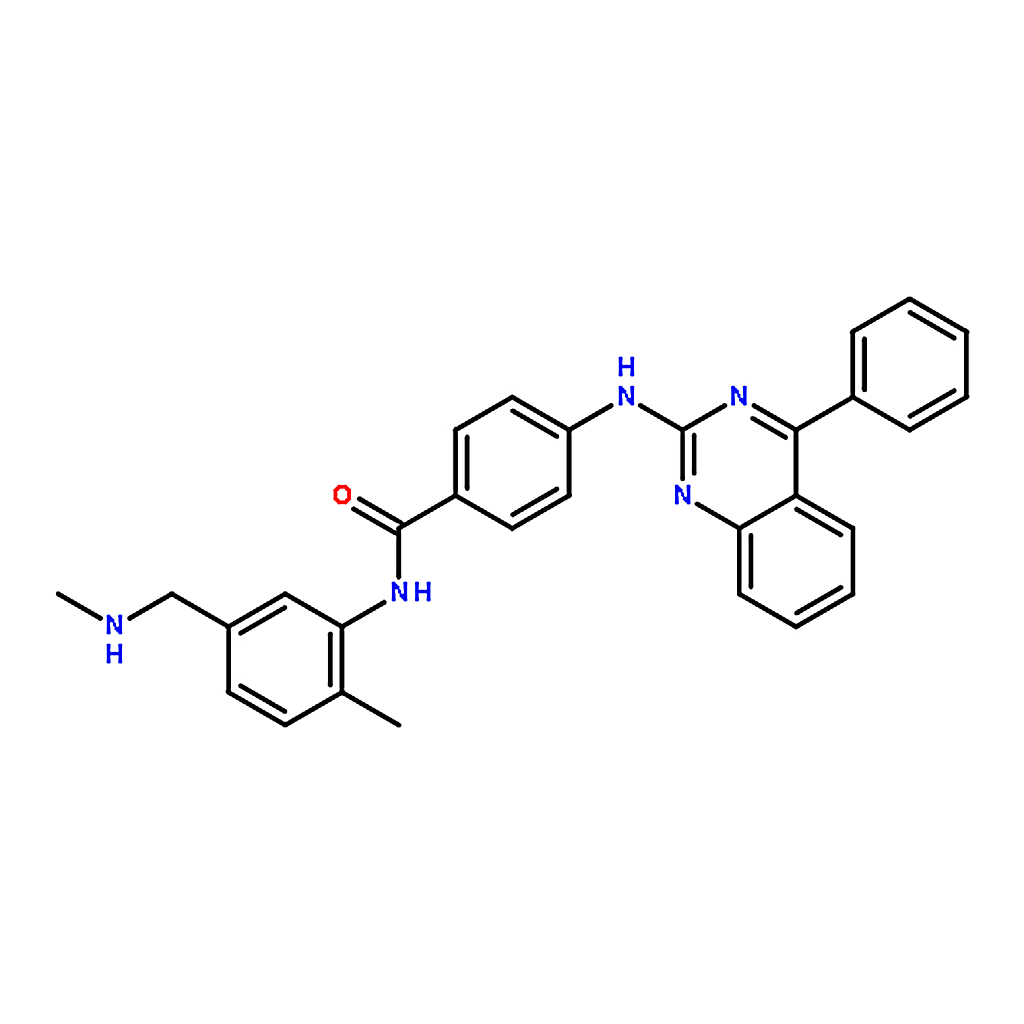 RHAWN N-[2-methyl-5-(methylaminomethyl)phenyl]-4-[(4-phenylquinazolin-2-yl)amino]benzamide