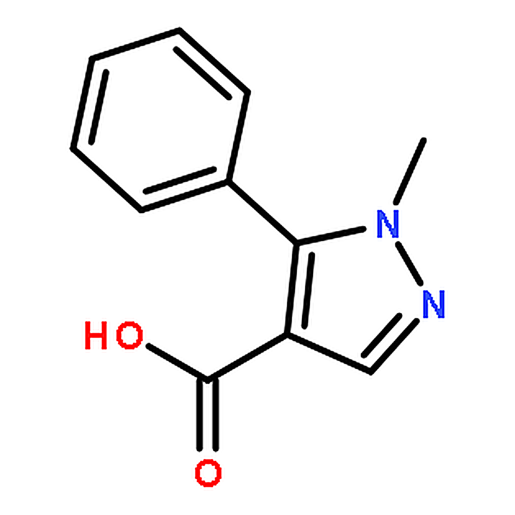 RHAWN 1-Methyl-5-phenyl-1H-pyrazole-4-carboxylic acid