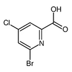 RHAWN 6-Bromo-4-chloropicolinic acid