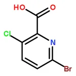 RHAWN 6-Bromo-3-chloropicolinic acid