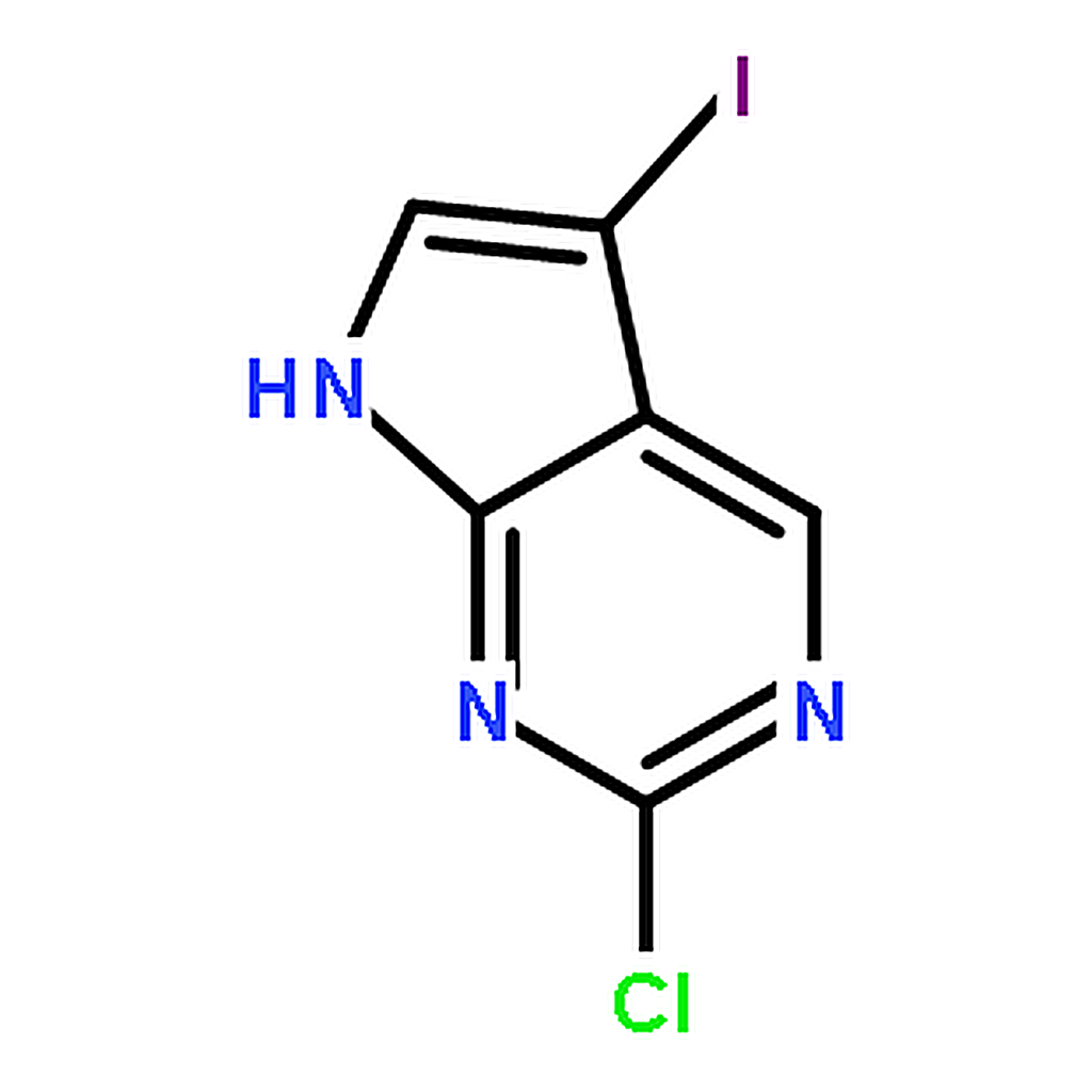 RHAWN 2-Chloro-5-iodo-7H-pyrrolo[2,3-d]pyrimidine