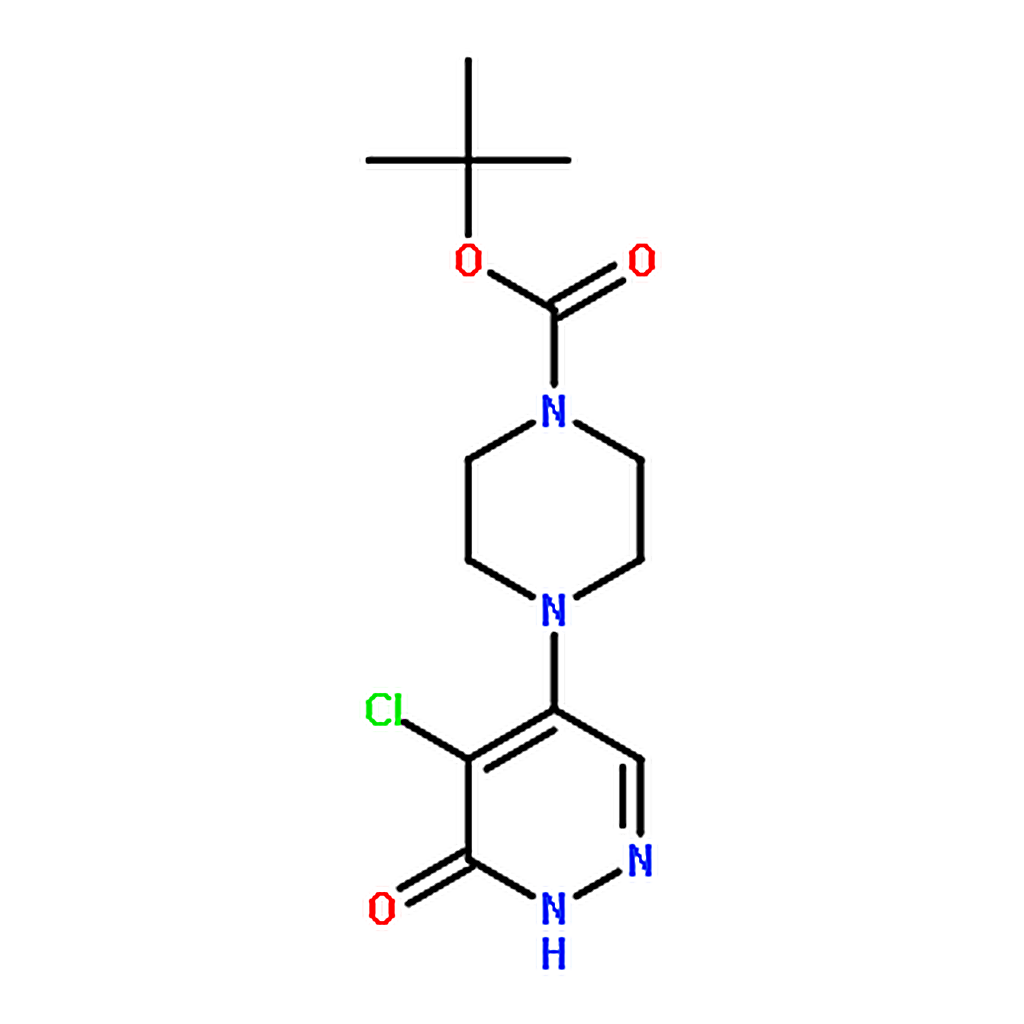 RHAWN tert-Butyl 4-(5-chloro-6-oxo-1,6-dihydropyridazin-4-yl)piperazine-1-carboxylate