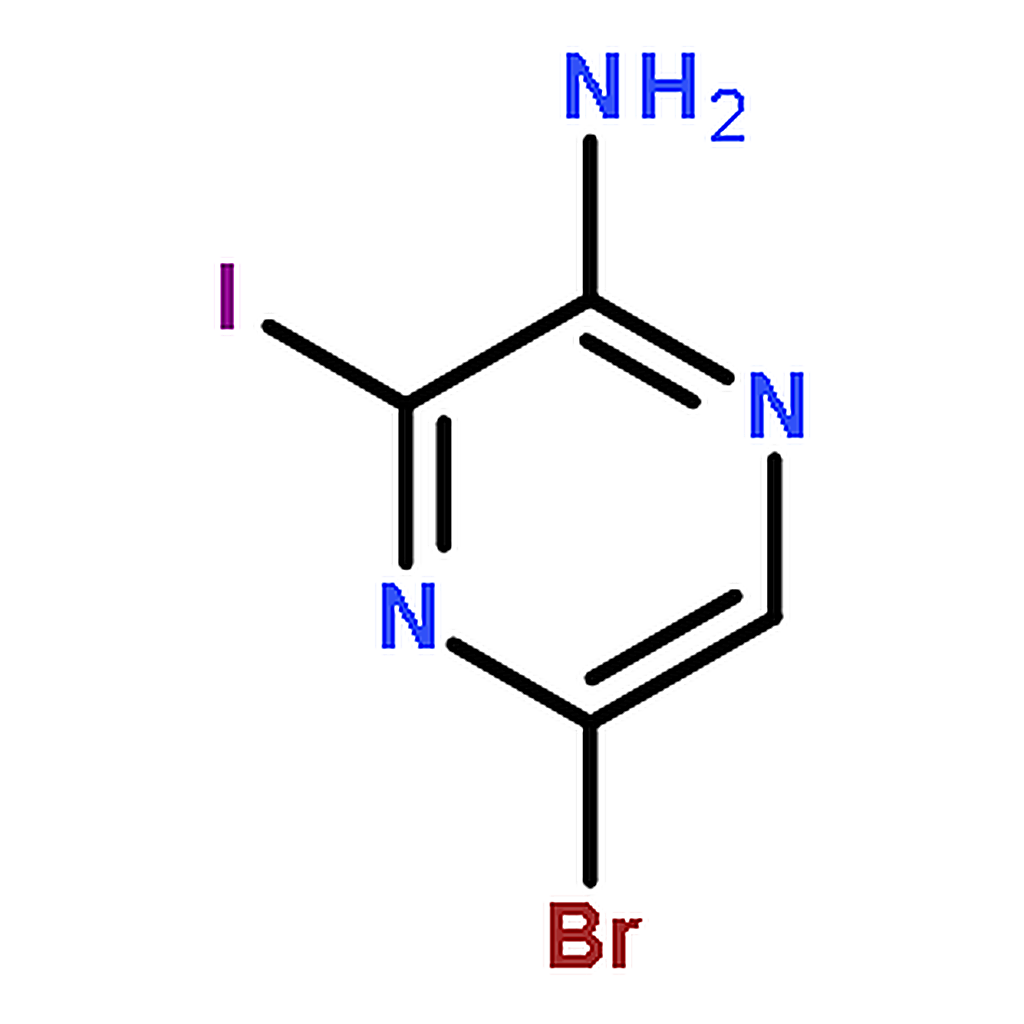 RHAWN 5-Bromo-3-iodopyrazin-2-amine