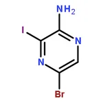 RHAWN 5-Bromo-3-iodopyrazin-2-amine
