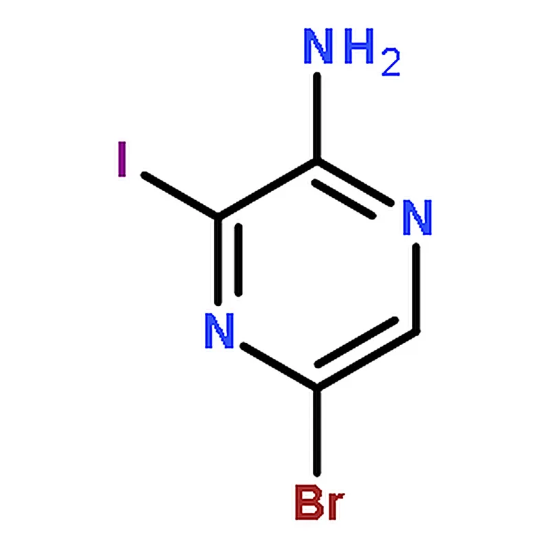 RHAWN 5-Bromo-3-iodopyrazin-2-amine